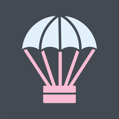 Parachute Vector Icon