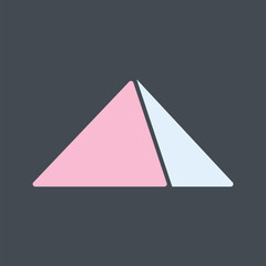 Fototapeta premium Pyramid Vector Icon