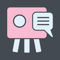 Message Board Vector Icon