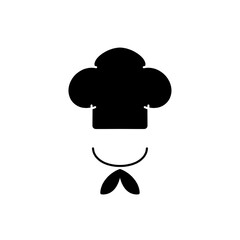 chef vector icon restuarant serving, icon flat eps vector illustration 