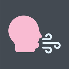 Bad Breath Vector Icon