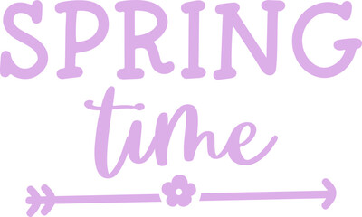 Spring Time Pastel Quote