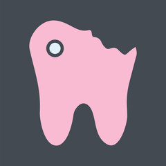 Caries Vector Icon