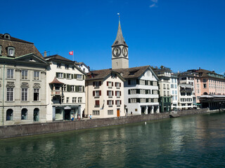 Limmat riverside buildings, Zurich