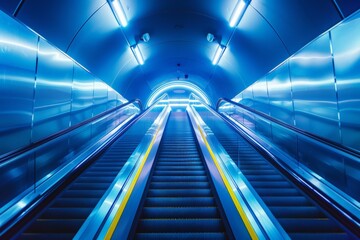  Modern Subway Tunnel Interior