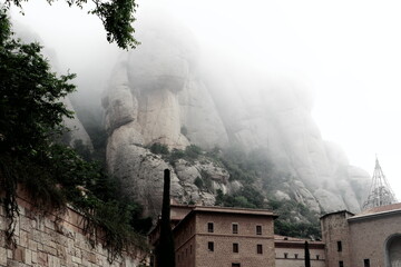 castle in the mountains Monserrat