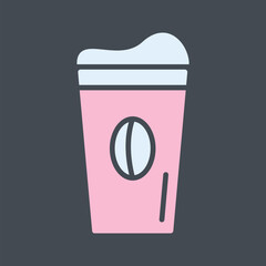 Latte Vector Icon