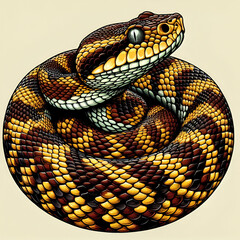 Fototapeta premium close up of a python