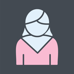 Business Women Vector Icon