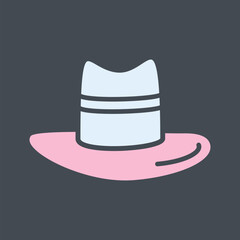 Men's Hat Vector Icon