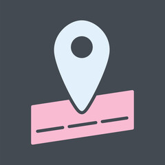 Map Location Vector Icon