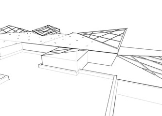 architecture building vector illustration