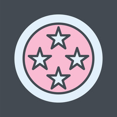 Stars Vector Icon