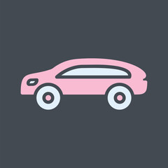 Commercial - Business Car Vector Icon