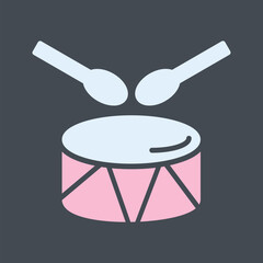 Drum Vector Icon