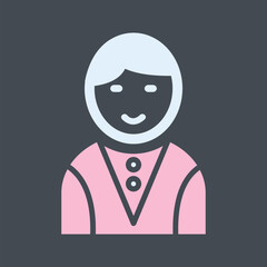 Casino Dealer Vector Icon