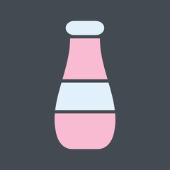 Milk Bottle Vector Icon