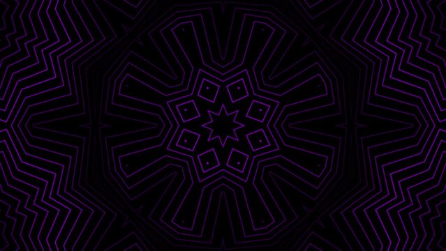 Psychedelic 3d animated purple background