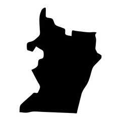 Montegiardino castelli map, administrative division of San Marino. Vector illustration.