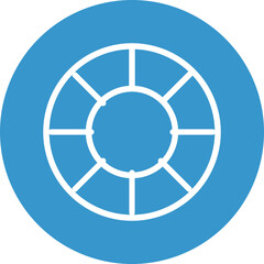 Pool Float Vector Line White Circles Multicolors