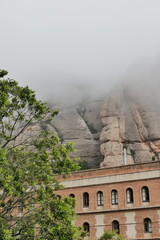 view from the top of the mountain Monserrat