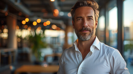 Fototapeta premium man in the office