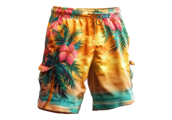 Boxer shorts isolated, transparent background, PNG, cutout.