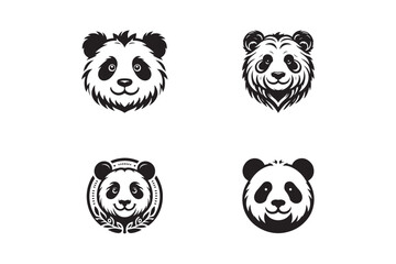 set of panda bears