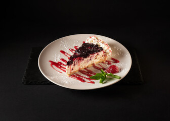Tarta de queso con Cobertura de Frutos Rojos