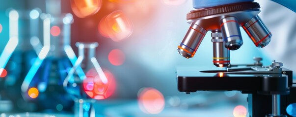 Microscope in a Laboratory Setting