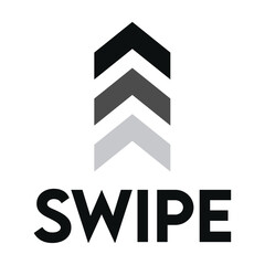 Swipe arrow icon for social media stories isolted vector element.