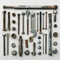 Diverse Mechanical Hardware Kit: Variety of Fasteners, Tools and Screws