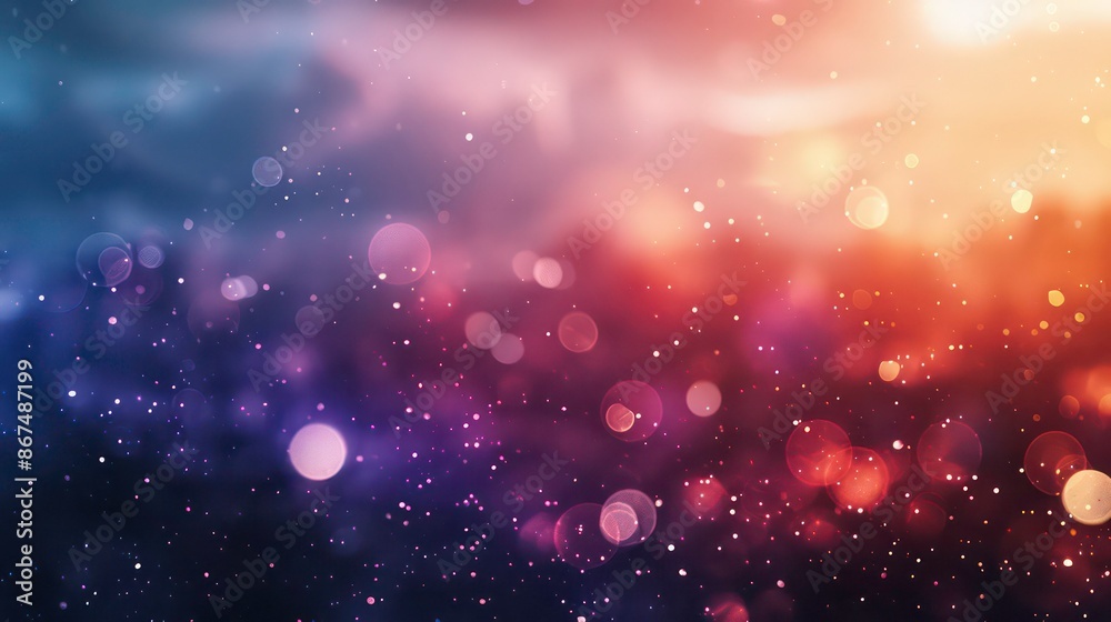 Canvas Prints an image depicting a blurred background and a bokeh effect. with copy space image. generative ai