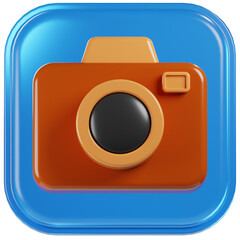 camera 3d icon