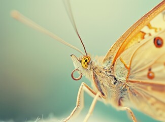 Close-Up Butterfly: Detailed View of a Stunning Lepidoptera