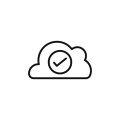 Saved to Drive Icon Collection Cloud Storage Illustrations for Data and Technology