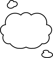 Speech Bubble Note Illustration