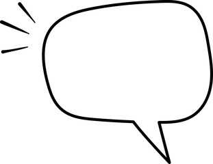 Speech Bubble Note Illustration