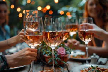 Summer Terrace Wine Toast