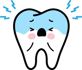 Cute Teeth Character Illustration