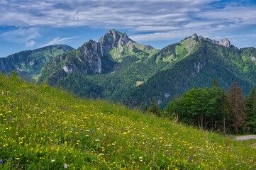 Bergpanoramen in den französischen Alpen