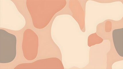 Fototapeta premium Abstract Shapes and Textures in blush Tones. Artistic Background