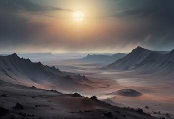Fototapeta premium dark desert