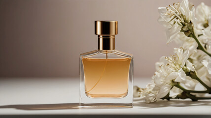 Minimal abstract cosmetic background for product presentation. Can use as perfume and cosmetics mock up.