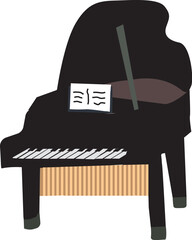 グランドピアノ