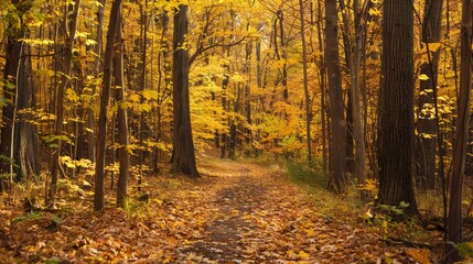 The rustling of leaves in a forest, stirred by a gentle breeze, creates a soothing symphony of natural sounds that calms the mind.