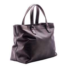 Modern with minimalist Designed black Bag made out of fabric isolated on background