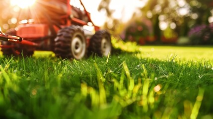 The smell of freshly cut grass is a universal reminder of summertime, evoking memories of warm days and outdoor adventures.