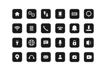 icon vector art illustration set