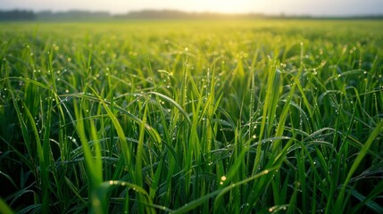 Obraz premium The sound of rustling grass as you walk through a field provides a peaceful soundtrack, grounding you in the present moment.